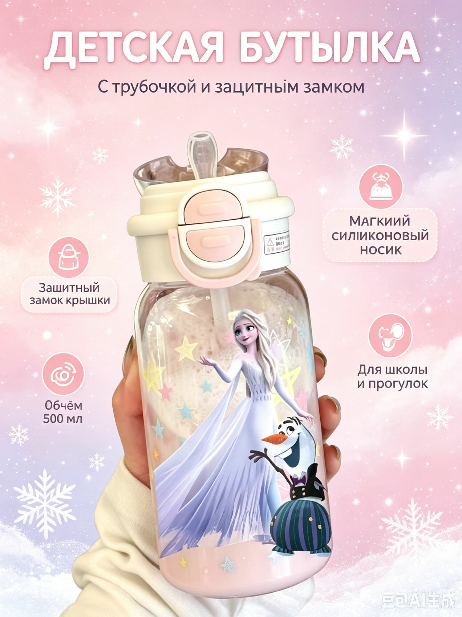 Спортивная бутылка, 500 мл
