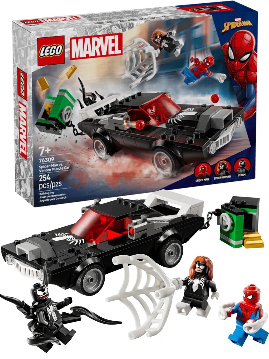 Конструктор LEGO Marvel 76309 Человек-паук против маслкара Венома