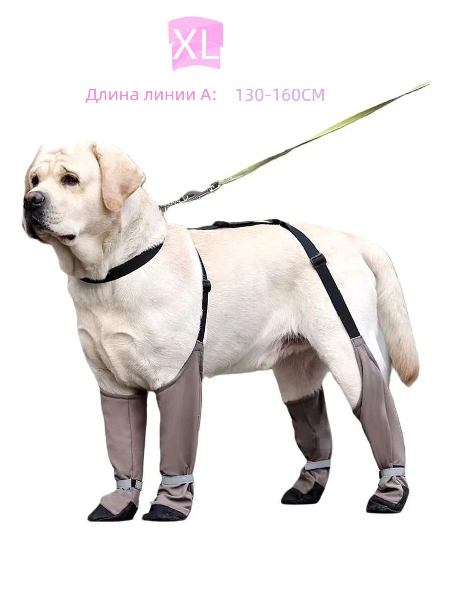 Сапожки для собак на подтяжках