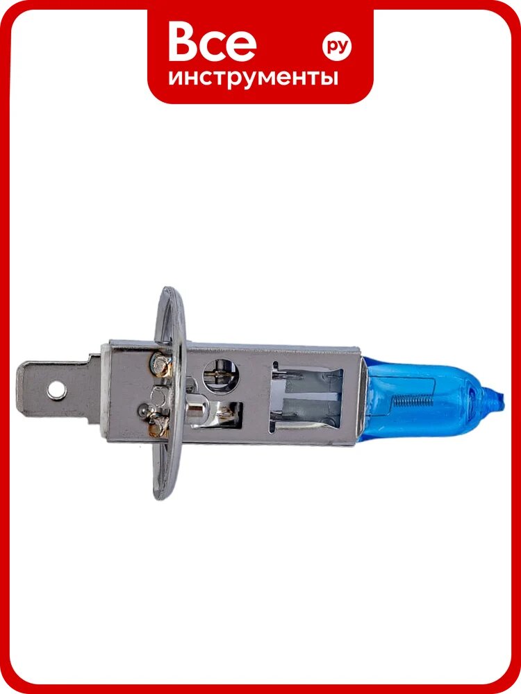 Лампа VOLTON галогенная, H1, 12 В, 55 Вт, P14.5s, +30% VLT1301U