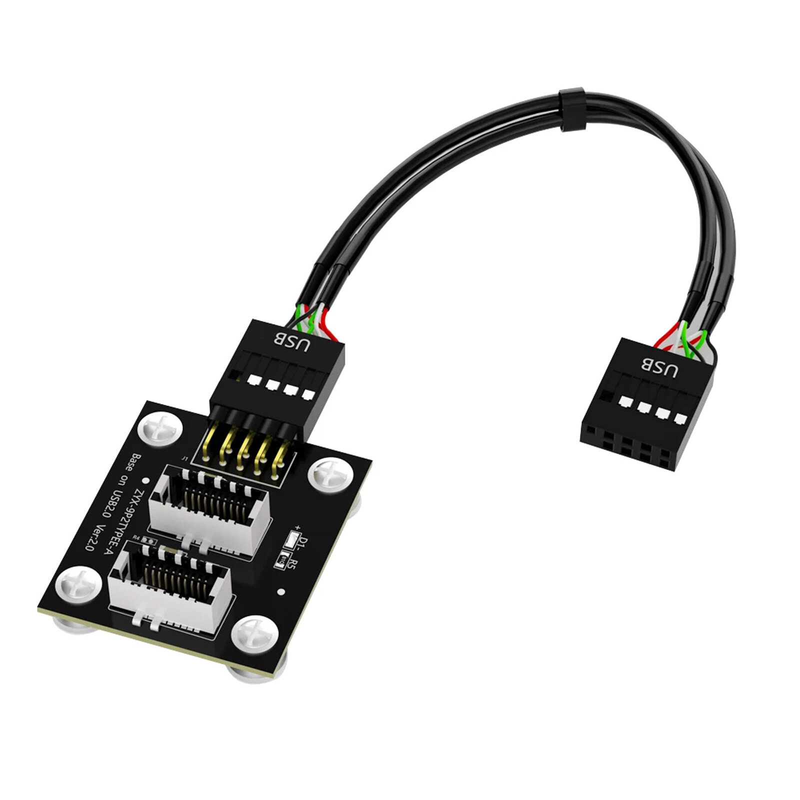 Double USB 3.1 передняя панель разъема Key-A Type-E до 2,0