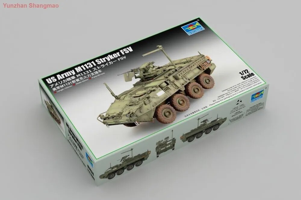 Trumpeter 07424 1/72 US M1131 Stryker FSV сборная модель бронетранспортера