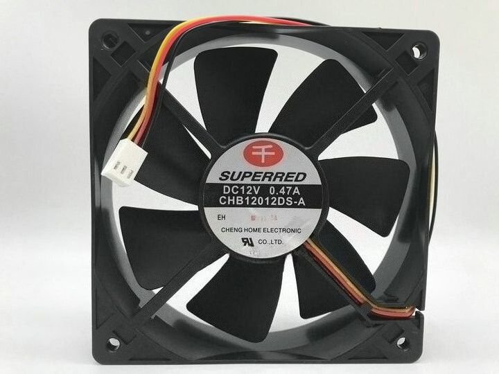 SUPERRED CHB12012DS-A 12V 0.47A 12CM 120мм 3-проводной шасси вентиляторы
