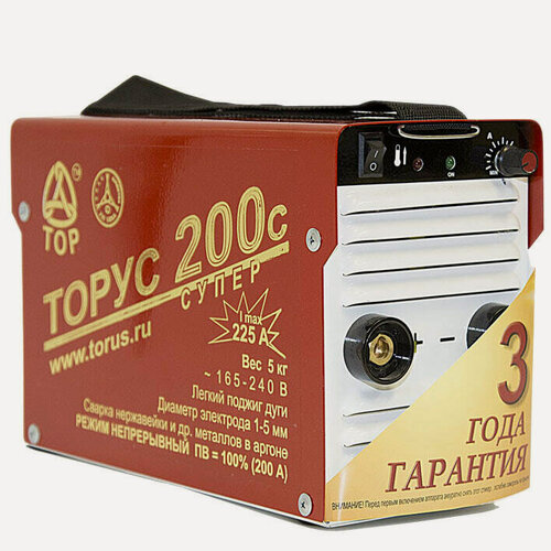 Изображение товара Инвертор сварочный ТОРУС-200с супер