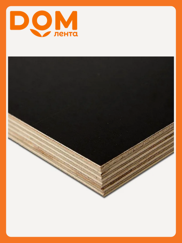 Изображение товара Фанера базис, ламинированная, береза, сорт 1/1, толщина 15 мм, 2440x1220 мм