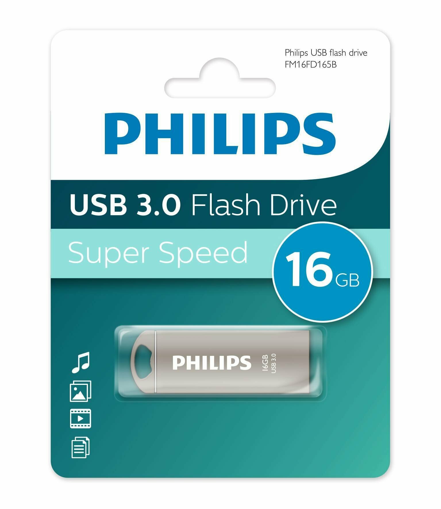 Флеш накопитель 8GB PHILIPS IRON 3.0 8GB, USB 3.0
