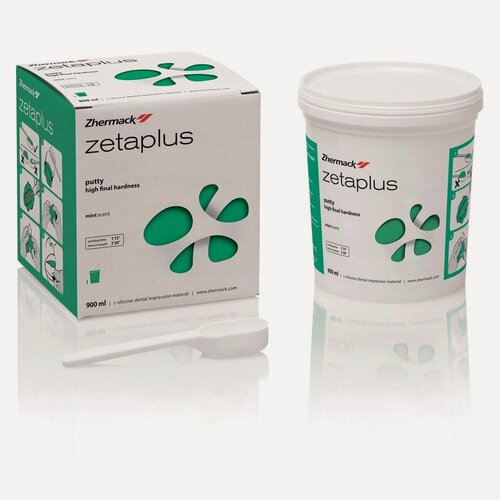 Изображение товара Zhermack Слепочный материал Зета Плюс база (Zeta Plus Putty), 900мл, С100600