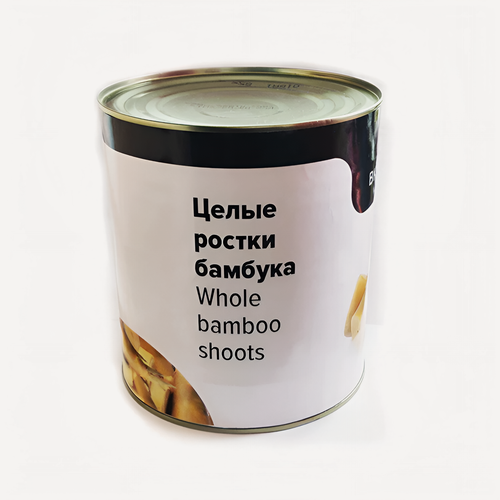 Изображение товара Ростки Бамбука "Вкус Азии", в маринаде, в жестяной банке, 2,95кг