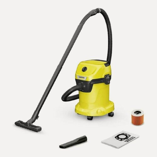 Изображение товара Karcher Строительный пылесос 1.628-130.0, Сухая уборка + Сбор влажного мусора 1000 Вт