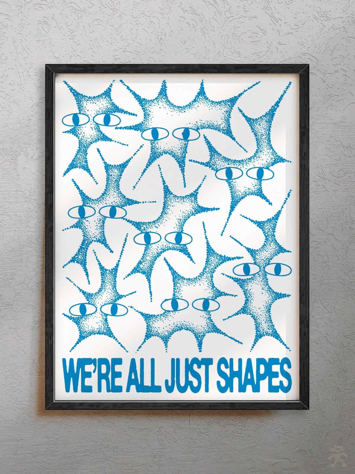 Интерьерный постер "Shapes" в стиле pinterest, формат 30x40 см