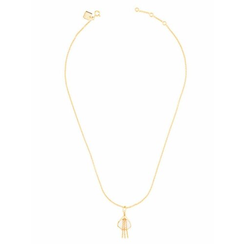 Колье NINA RICCI, эмаль, длина 48 см, желтый