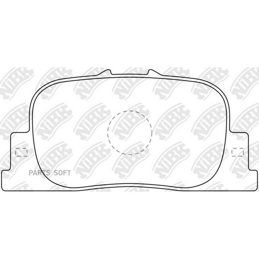 NIBK Колодки тормозные TOYOTA CAMRY V20 2.2-3.0 96-01/V30 2.4-3.0 01- задние PN1431