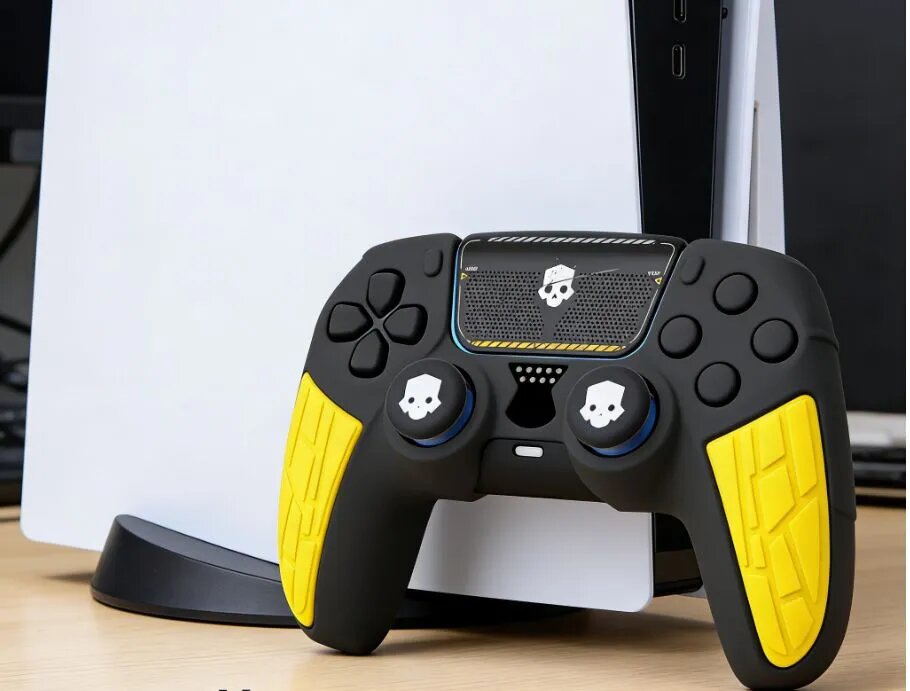 Силиконовый чехол для геймпада PS5, силиконовый защитный чехол для геймпада PS5 Pro с узором