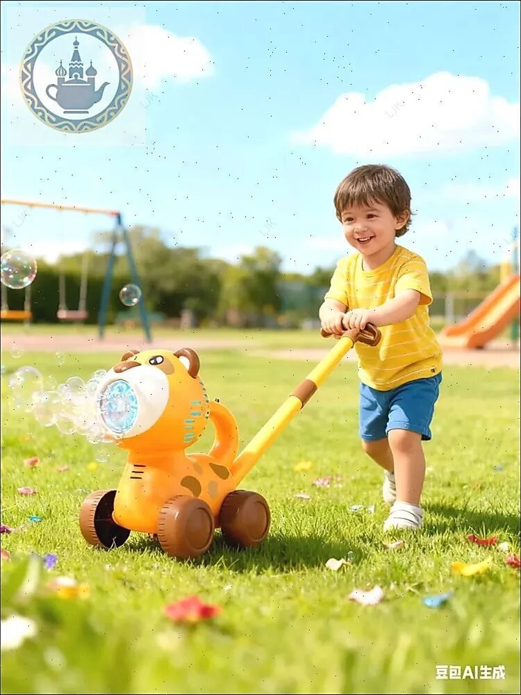 Ручная машинка для мыльных пузырей puppy bubble machine с мыльной водой подходит для детей в возрасте 1-3 лет