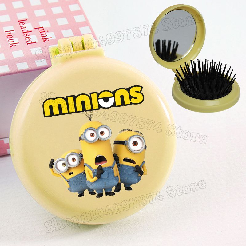 Minions Миньоны Складная расческа-зеркало