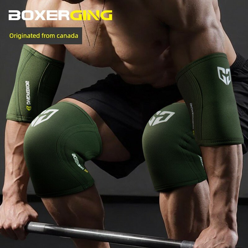 Boxerging комплект защит локтей и колен, цвет Hulk Green, размер L (обхват руки 35-40см, обхват голени 37.5-40см) для