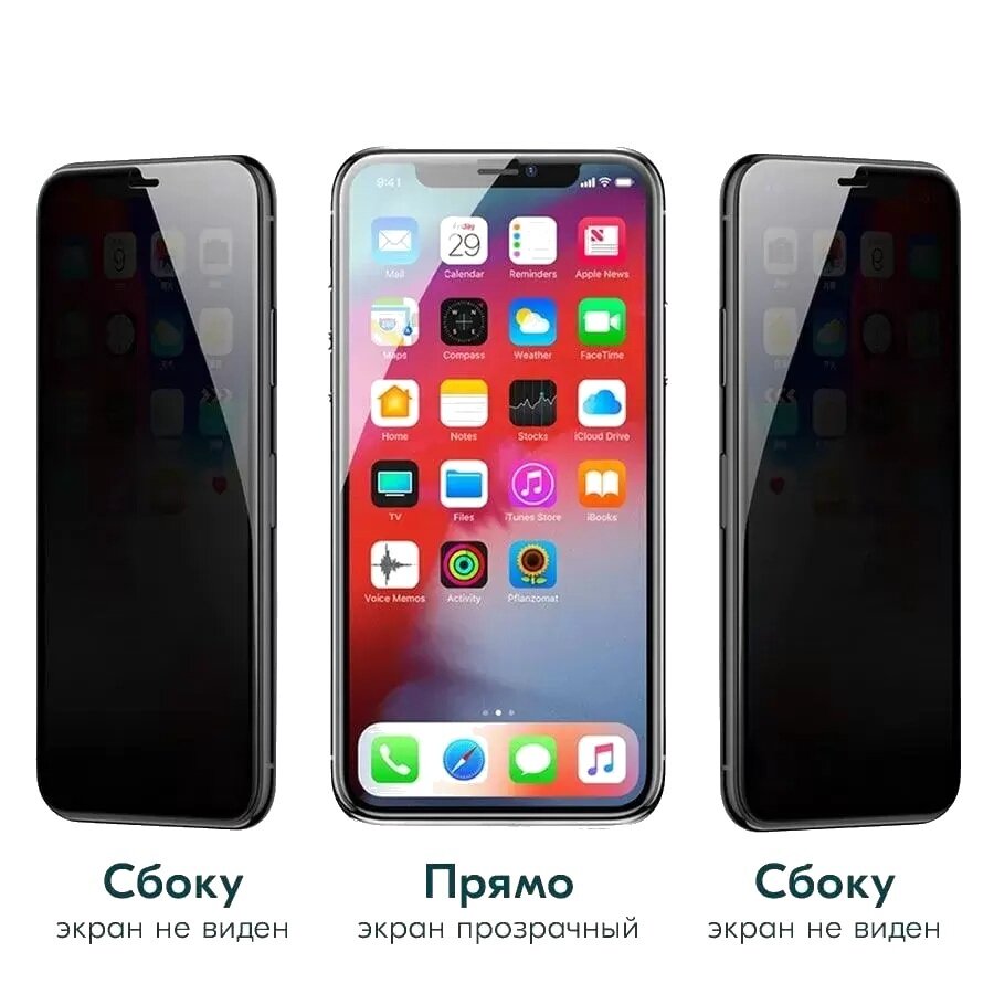 Защитное стекло Remax для iPhone 17 Pro Антишпион