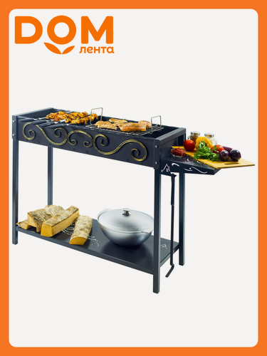 Изображение товара Мангал стационарный Садко 112х36х80 см