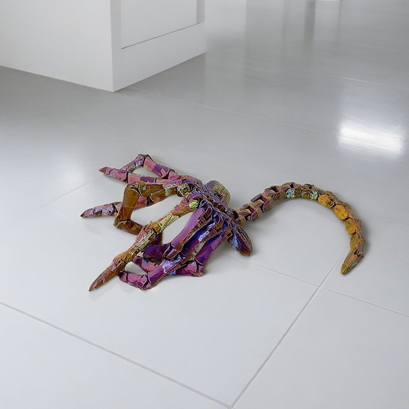 3D-печатный пришелец, обнимающий лицо, с подвижными суставами, украшение для автомобиля, детская игрушка, маленькая фигурка, праздничный подарок.