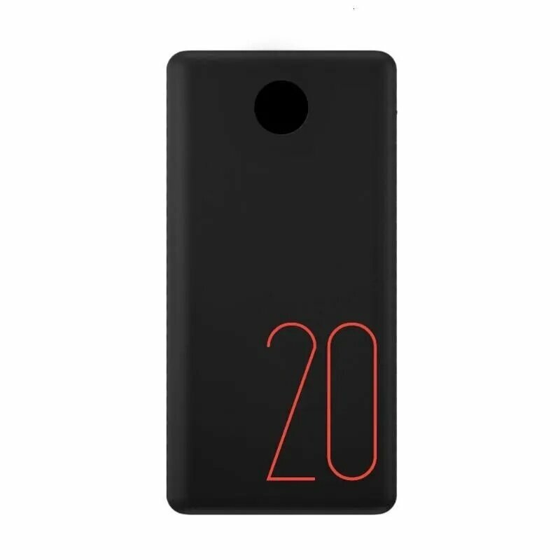 Силиконовый чехол для внешнего аккумулятора Romoss LT20/LT20 Pro, Черный
