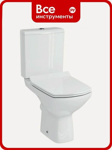 Изображение товара Унитаз-компакт Cersanit CARINA Clean On 011 3/5 DPL EO slim S-KO-CAR011-3/5-COn-S-DL-w