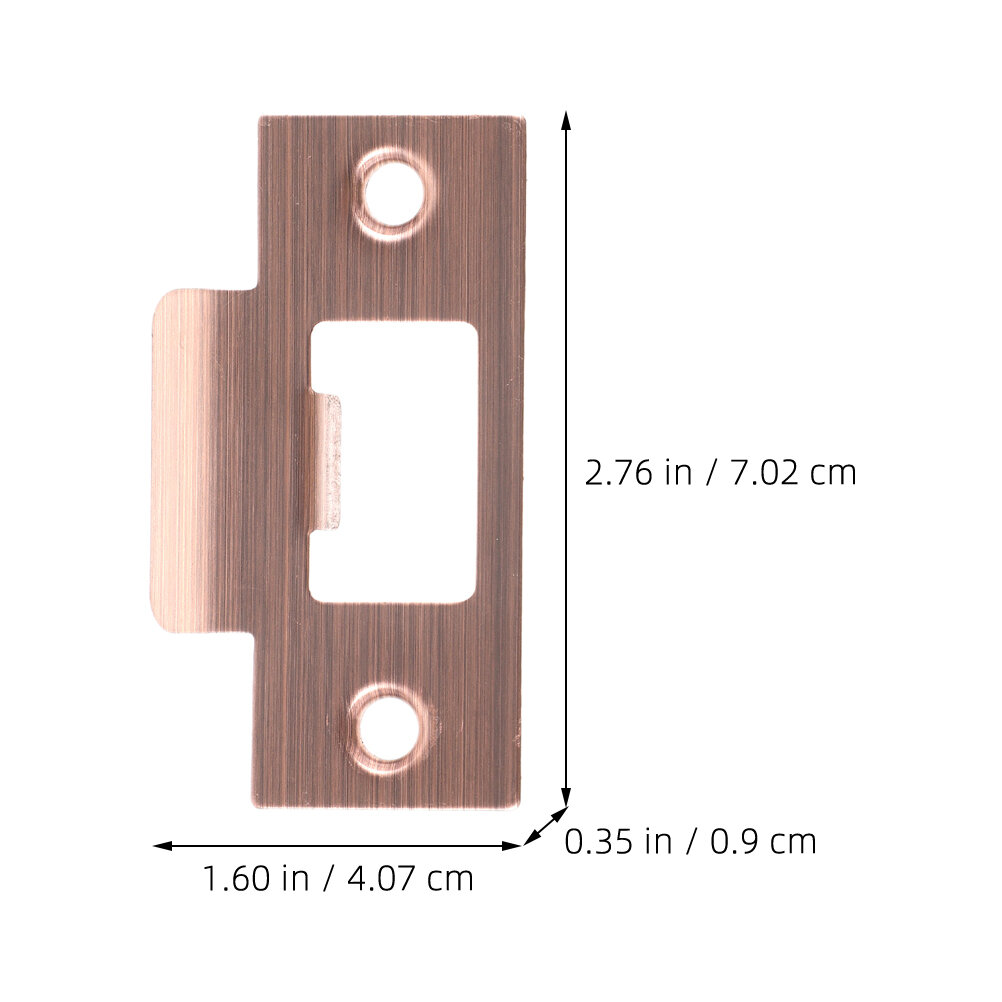 2Pcs Накладка На Дверь Из Металла Для Деревянных Дверей Размер 7.02X4.07X0.90Cm