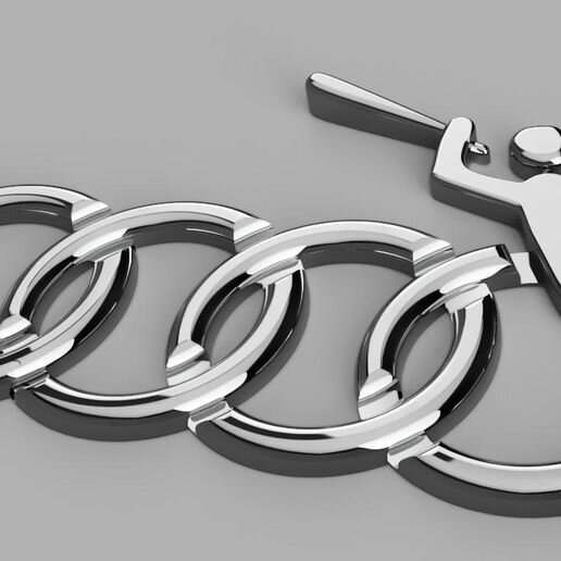 Audi 80 B3/B4 Логотип крышки багажника
