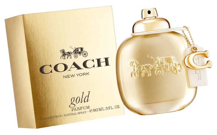 Женская парфюмерная вода Coach Gold 50 мл / Коуч Голд золотистый изысканный аромат
