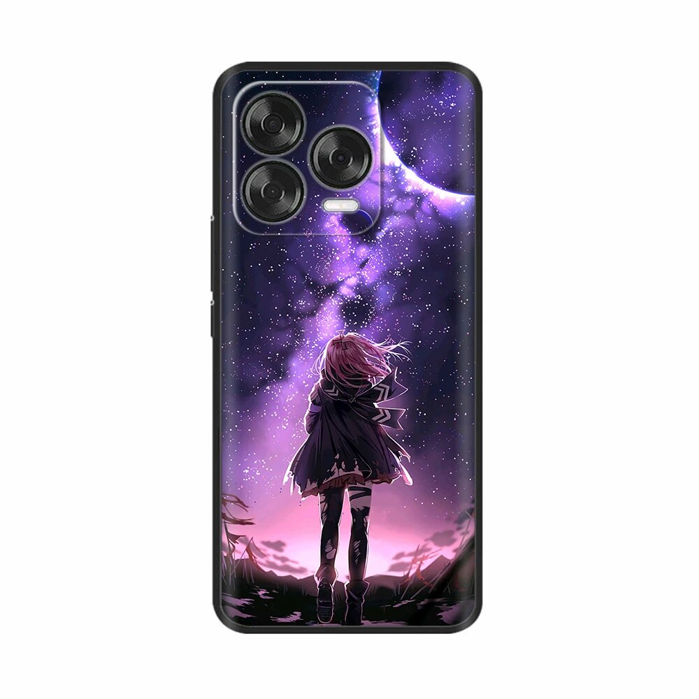 Чехол ZTE Blade V70 Design, Nubia V70 Design, фиолетовый, силикон