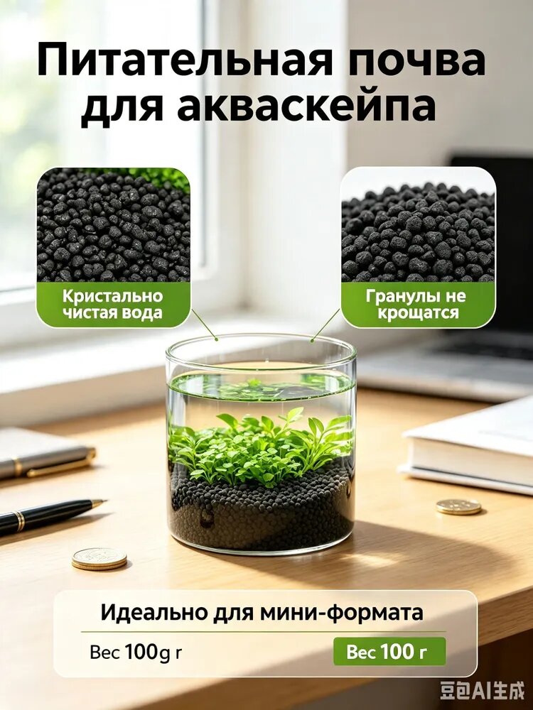 Грунт для аквариума, террариума, пропант, Голландский, алюмосиликатный, нейтральный
