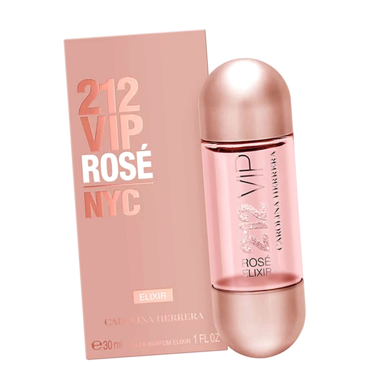 Духи для женщин Carolina Herrera 212 VIP Rose Elixir 30 мл / Херрера Эликсир Розы