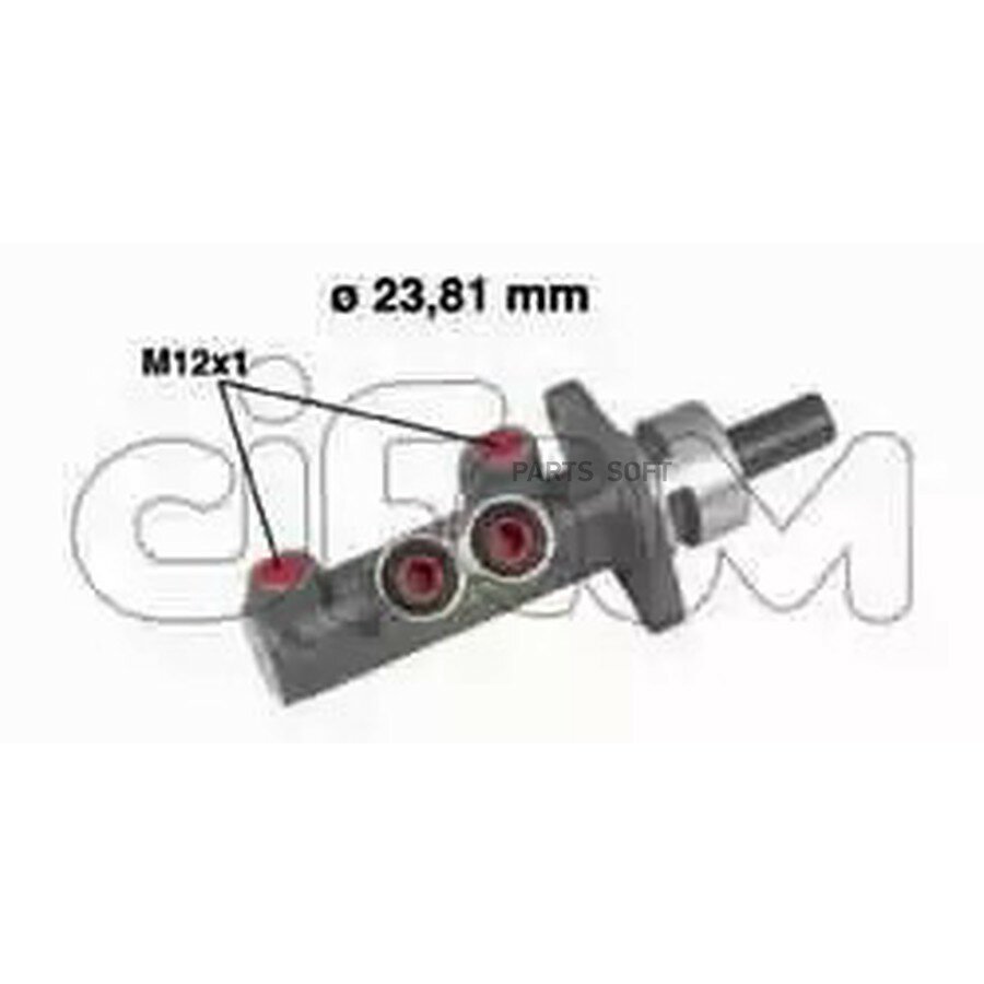 202-488_[4601K8] ! главн. торм. цил.\ Peugeot 406 1.8-3.0 V6 24V <04 от официального дистрибьютора, CIFAM, артикул 202488