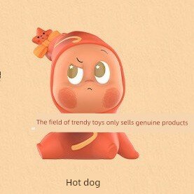 Фигурка POPMART The Monsters Let's Check Out, серия B, blind box, хот-дог, игрушка, подарок