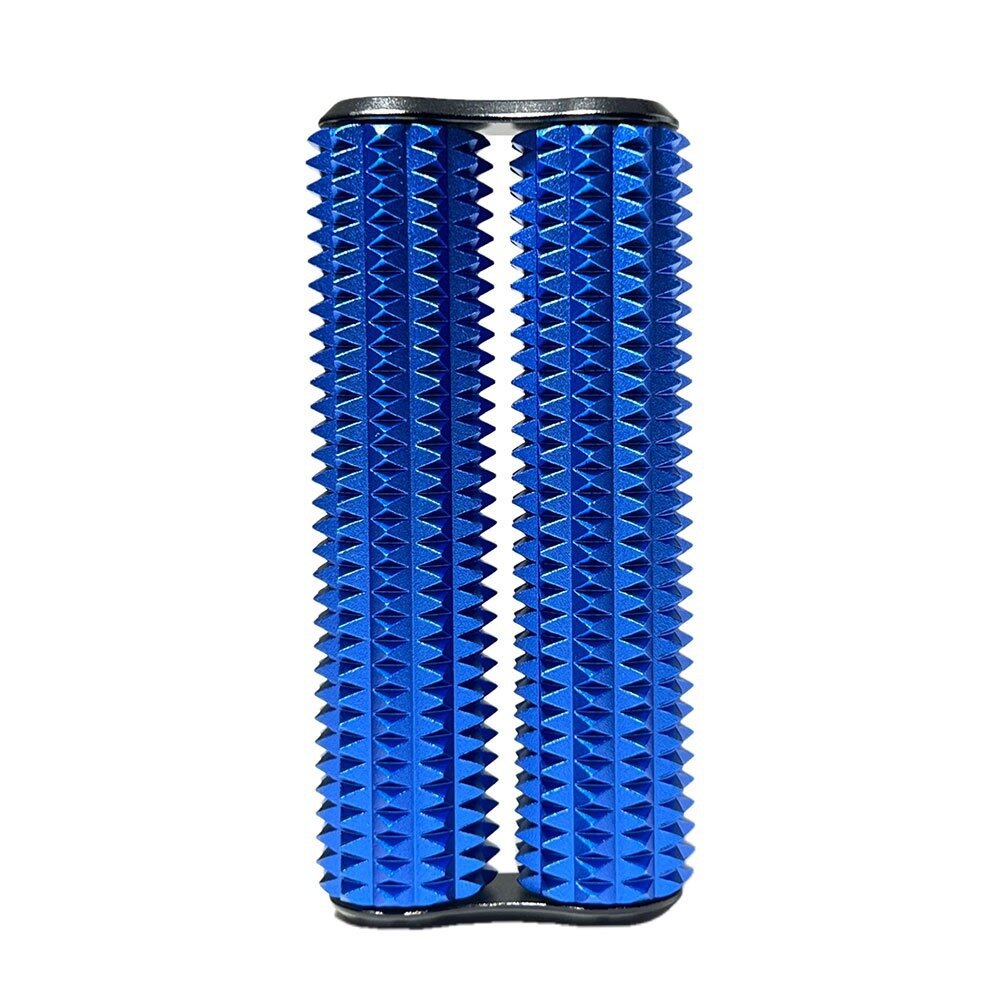 Металлический колючий ролик для снятия стресса Fidget Roller, ручная массажная палочка, игрушка, синий цвет