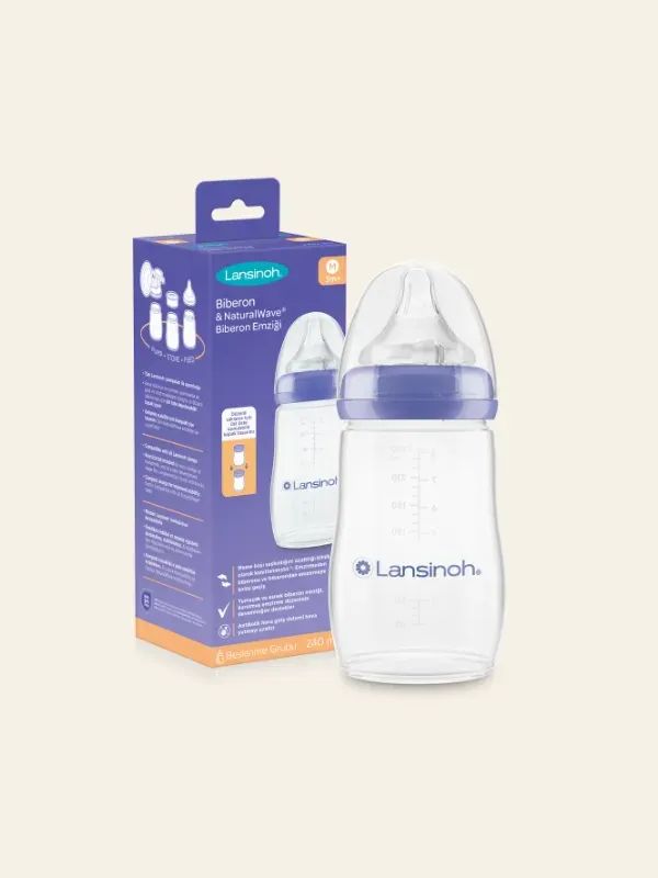 Бутылочка Natural Wave LANSINOH, 240 мл