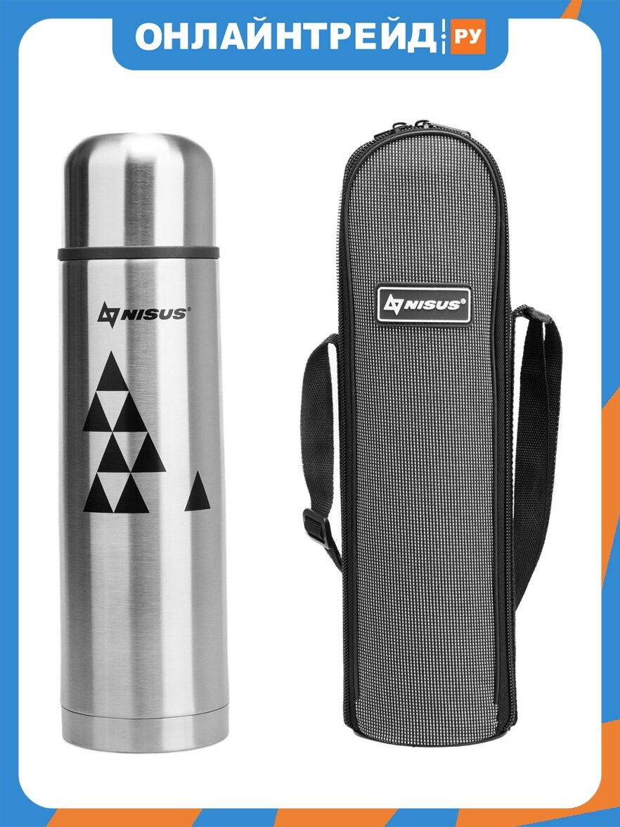 Nisus Термос (N-TM-050C) 1000ML (чехол)