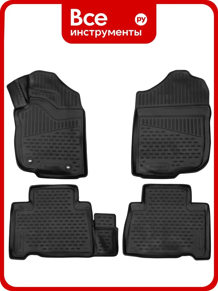Коврики в салон Element Toyota Harrier, 2013-, правый руль, 3D, 4 шт. ЕLEMENT3D01840210k