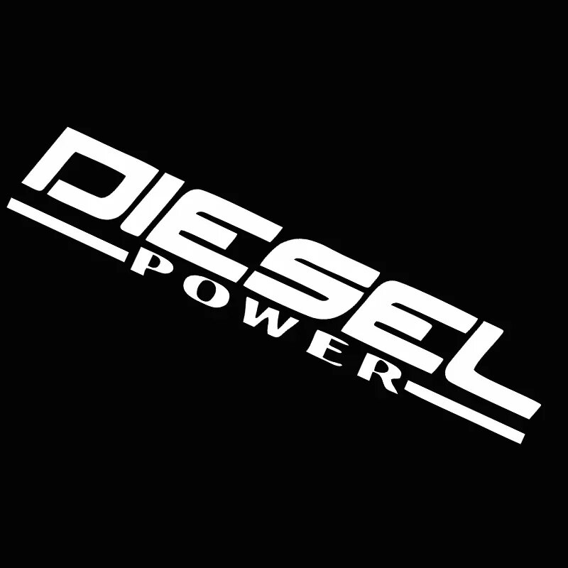 Наклейка "DIESEL POWER" WHITE