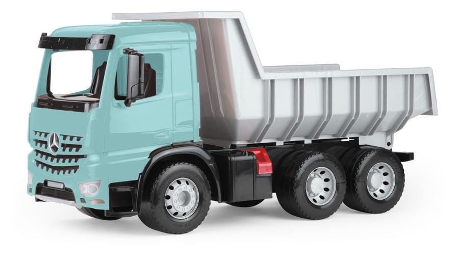 Игрушечная машинка Lena Gigant Mercedes-Benz Arocs, самосвал, желтый, длина 67 см
