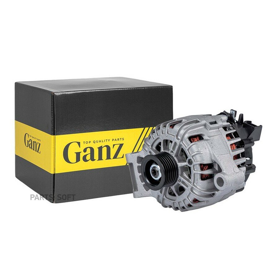 Генератор (12V/120A) FORD Focus III/C-Max/Fiesta VI/Mondeo IV mot.1,6L GANZ GIP13024 от официального дистрибьютора, GANZ, артикул GIP13024