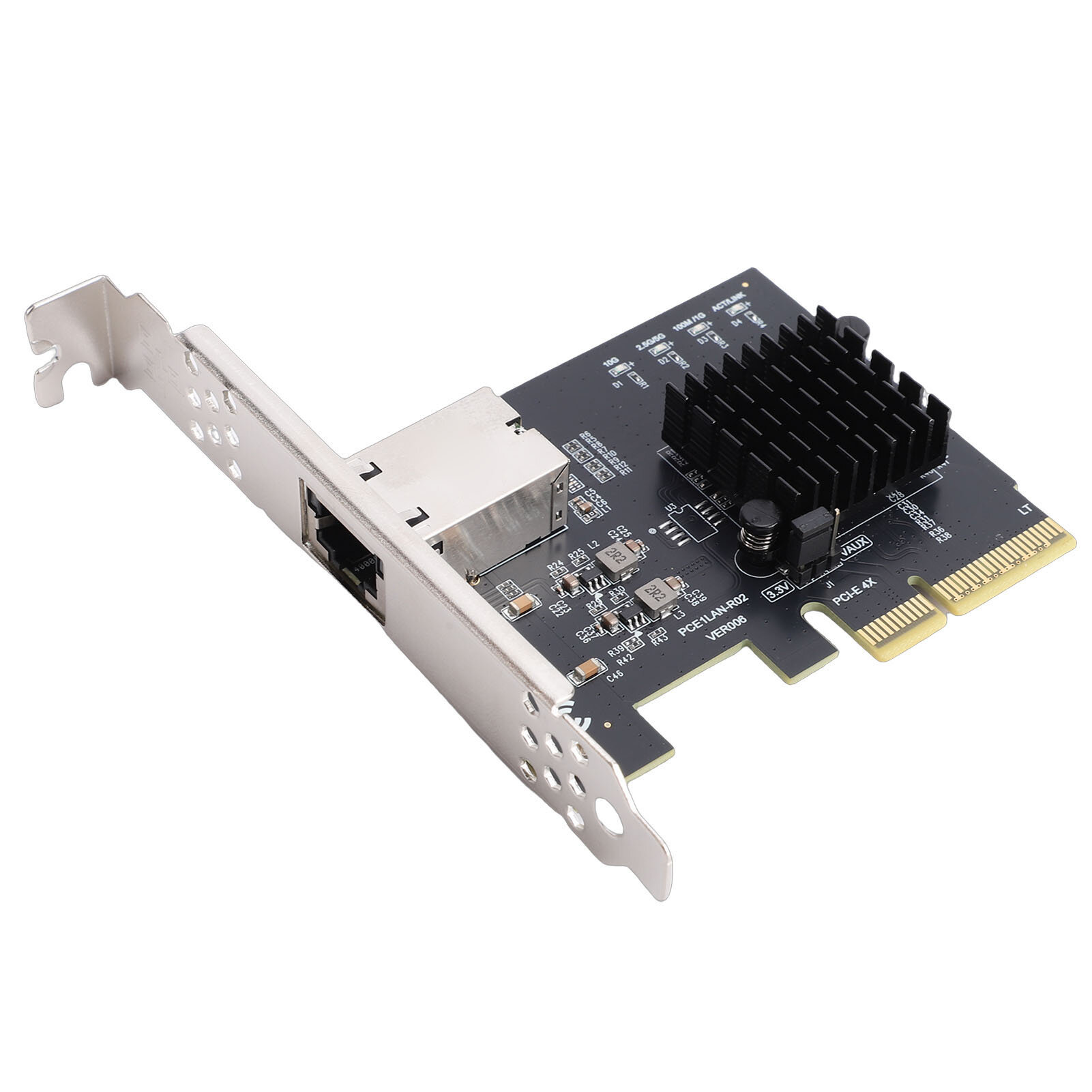 PCIe 4X Gigabit Ethernet Card, 10Gbps для сервера, с поддержкой Realtek RTL8127AT
