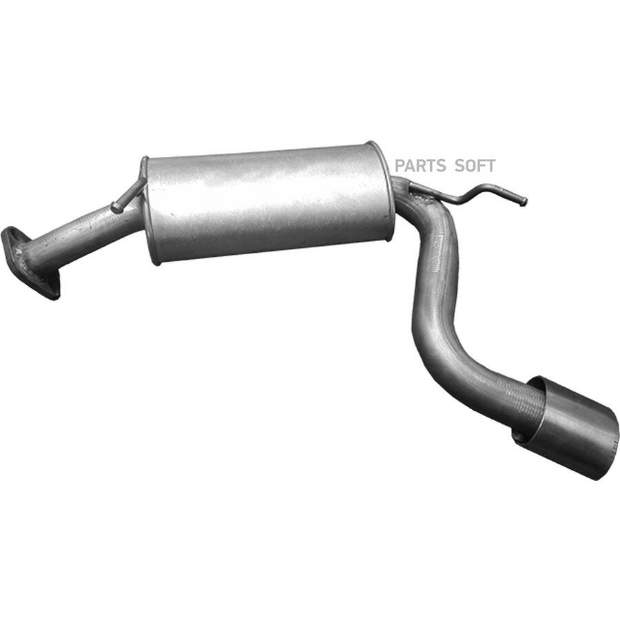 Глушитель задн. часть (правая) Chevrolet Captiva 06/06-02/11 2,0TD DPF от официального дистрибьютора, EDEX, артикул 05159