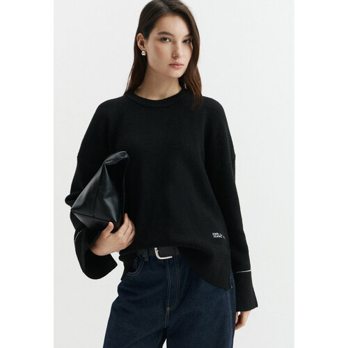 фото Джемпер karl lagerfeld jeans, размер s, черный