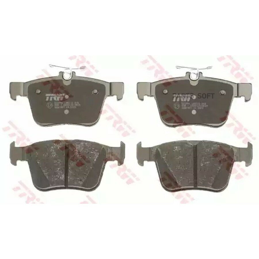 TRW GDB1957 Колодки тормозные AUDI A3/SKODA KODIAQ/VW GOLF/PASSAT/TIGUAN 12- задние арт. продавца TRWGDB1957