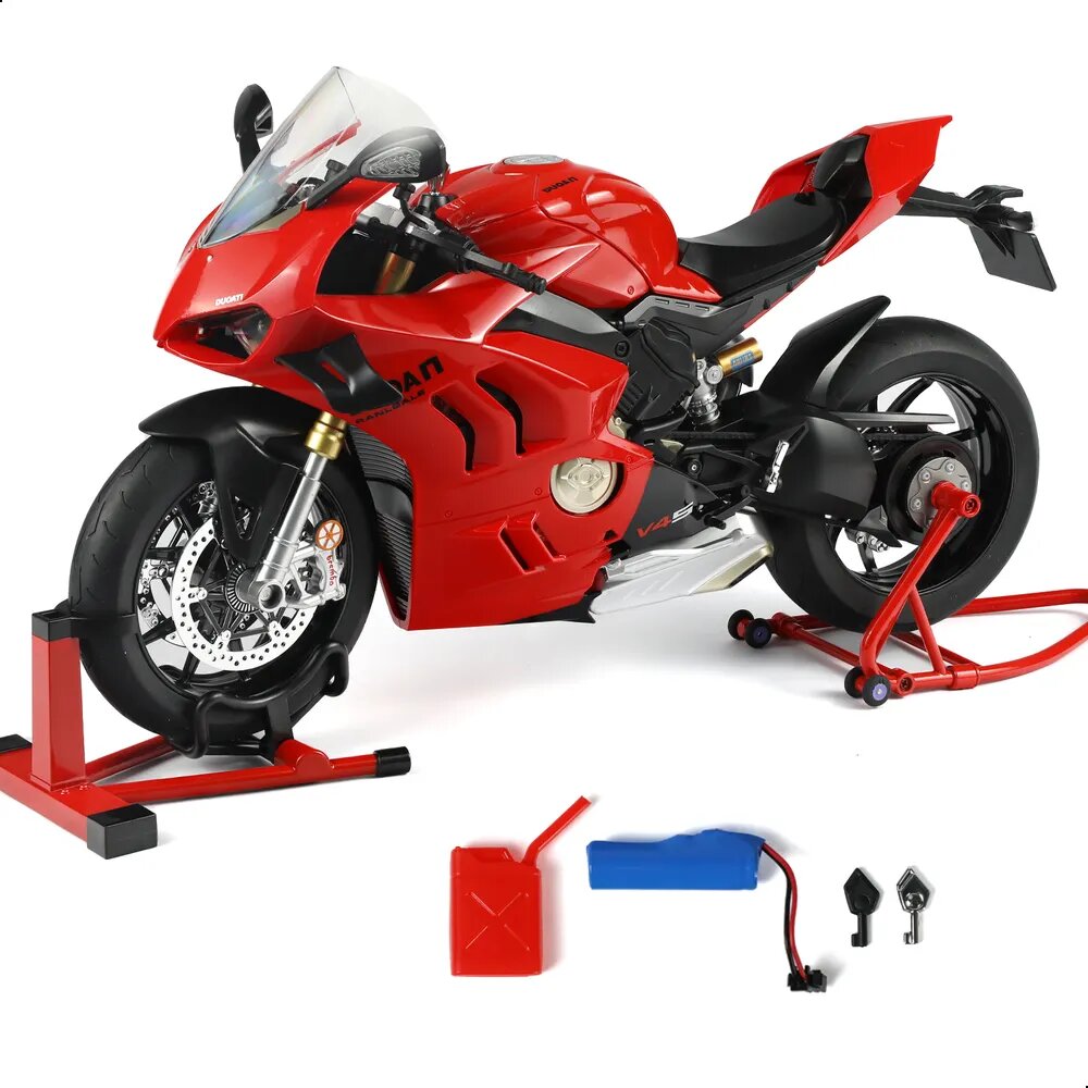 Ducati Panigale V4 SP2 модель мотоцикла 1:6, коллекция Moto Classic, красная металлическая die-cast, для взрослых