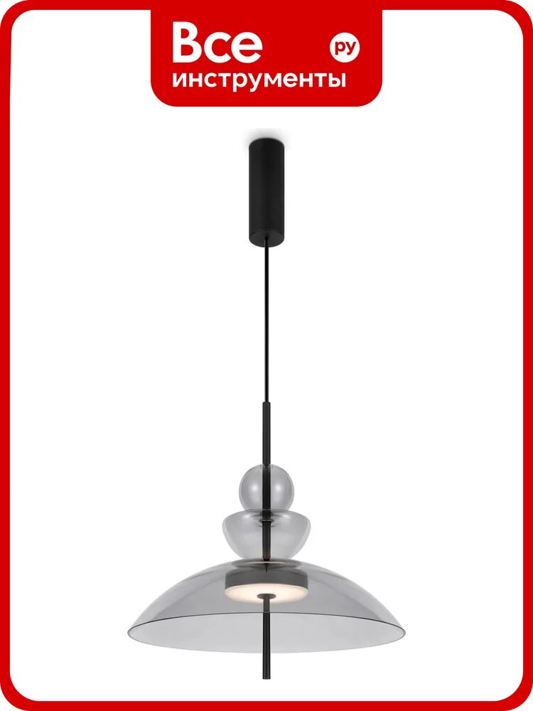 Подвесной светильник MAYTONI bangkok led 12w металл черный MOD185PL-L11B3K3