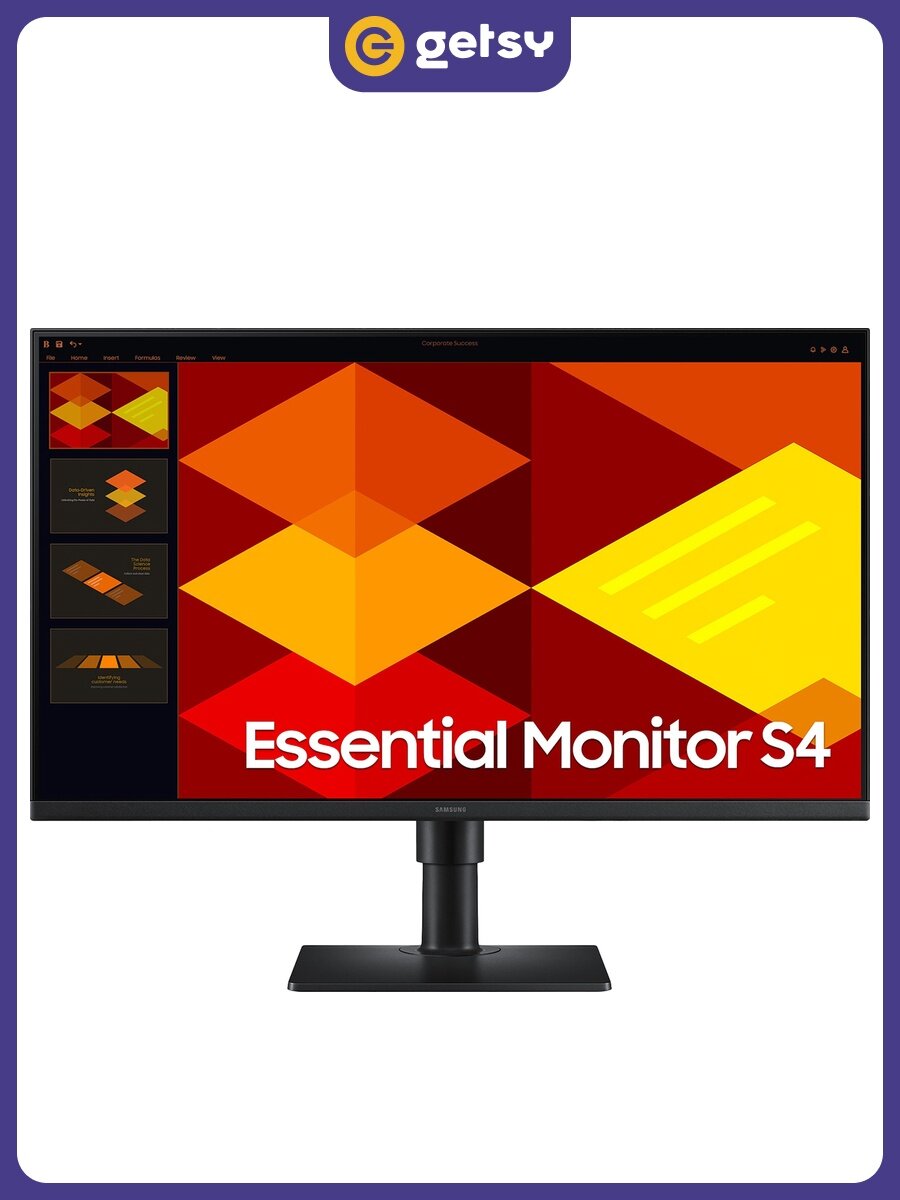 Монитор Samsung Essential S4 S40GD LS27D400GAIXCI 27" 100 Гц, IPS 1920x1080, DisplayPort, HDMI, черный