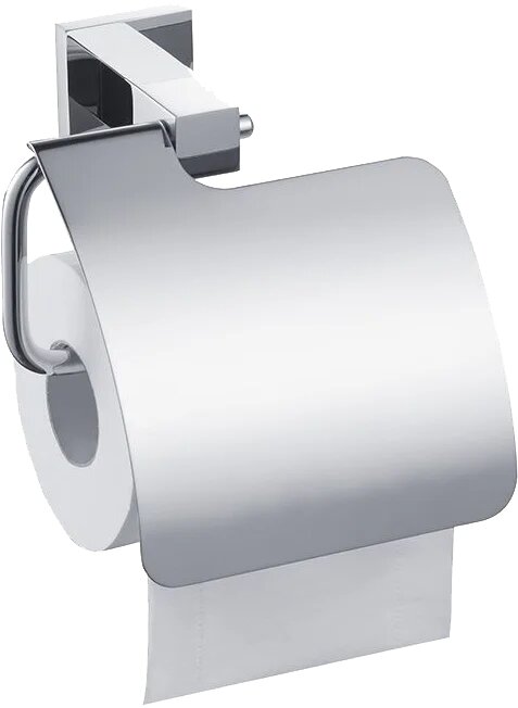 Держатель для туалетной бумаги Timo Selene 10042/00 chrome настенный, закрытый, хром, глянцевый, латунный, на шурупах, с комплектом для монтажа