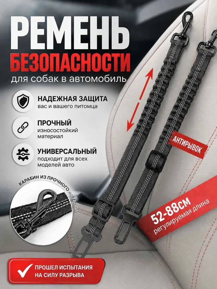 Ремень безопасности для собак