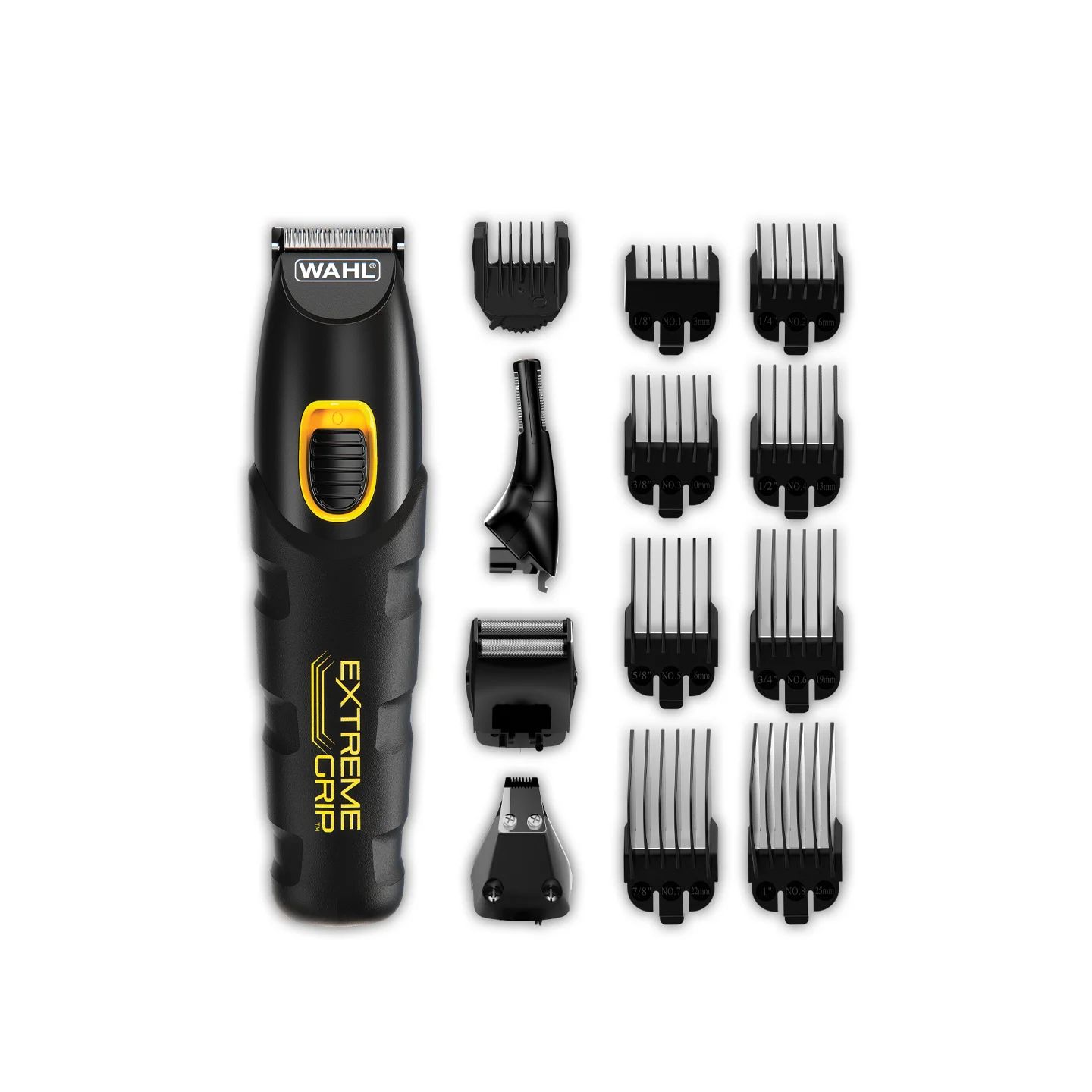 Мультитриммер Wahl Extreme Grip Advanced 09893.0460, для тела, лица и бороды, черный
